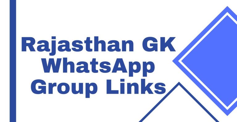 Rajasthan GK WhatsApp Group Links