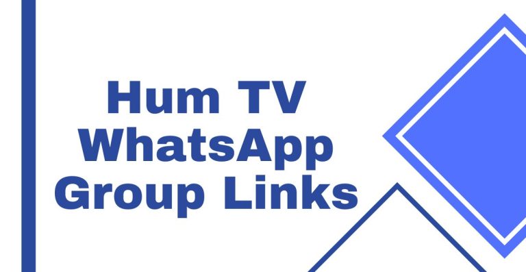Hum TV WhatsApp Group Links