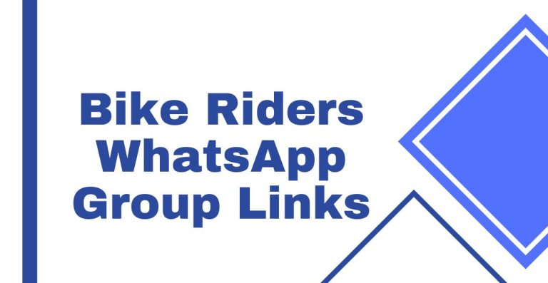 Bike Riders WhatsApp Group Links