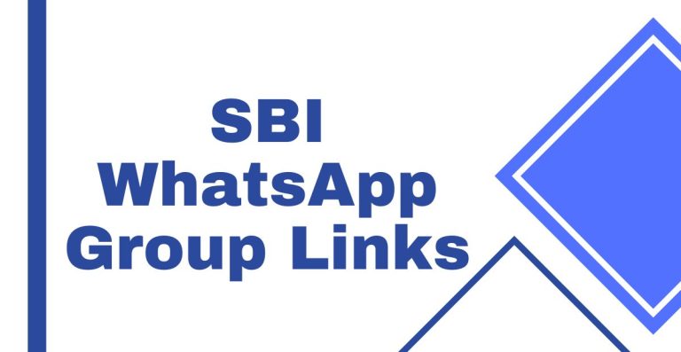SBI WhatsApp Group Links