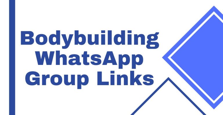 Bodybuilding WhatsApp Group Links