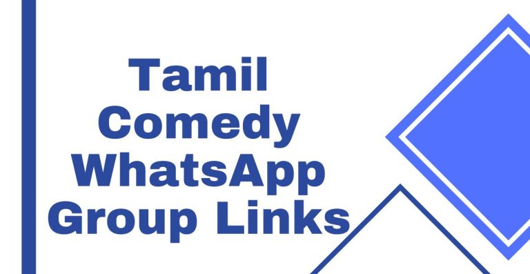 Tamil Comedy WhatsApp Group Links