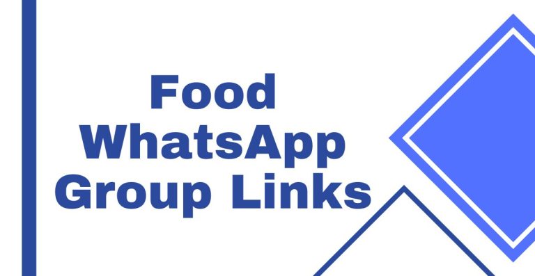 Food WhatsApp Group Links
