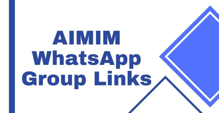 AIMIM WhatsApp Group Links