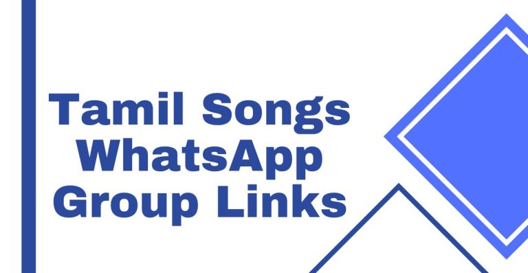Tamil Songs WhatsApp Group Links
