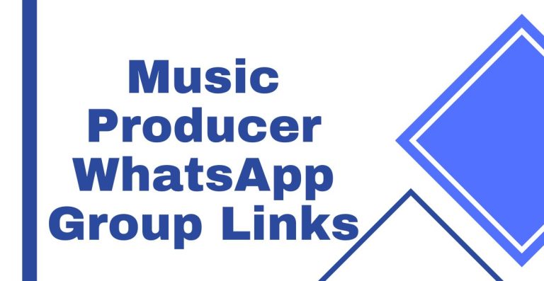 Music Producer WhatsApp Group Links